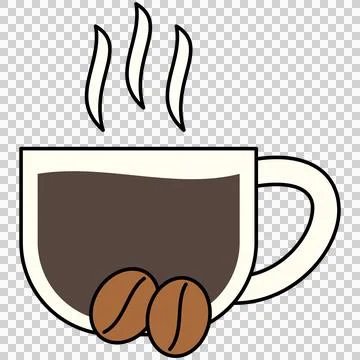 Cup of coffee Illustrazione stock