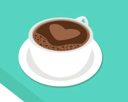 Cup of coffee illustration Stock Illustration