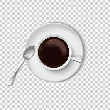 Cup of coffee isolated Stock Illustration