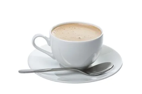 Cup of coffee isolated Stock Photos