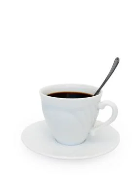 Cup of coffee isolated Foto stock
