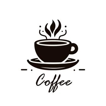 Cup of Coffee Logo Stock Illustration