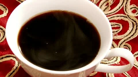 Cup of coffee, milk Vídeo Stock 14826492
