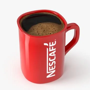 Cup of Coffee Nescafe 3D Model
