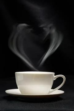 Cup of coffee or tea Stock Photos