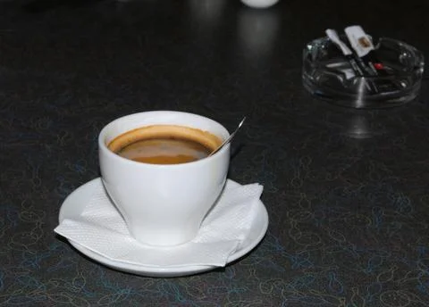 A cup of coffee. Stock Photos