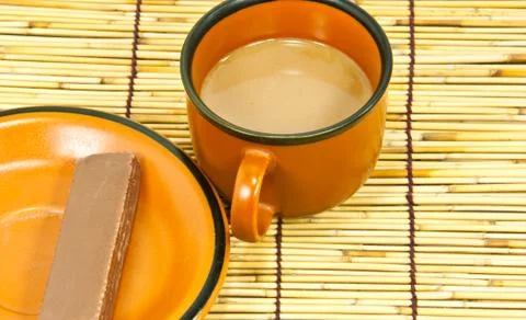 Cup of coffee. Stock Photos