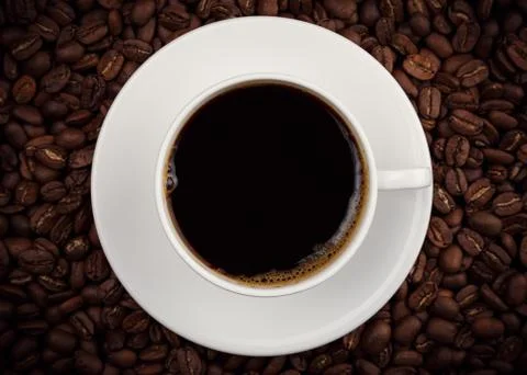 A cup of coffee Stock Photos
