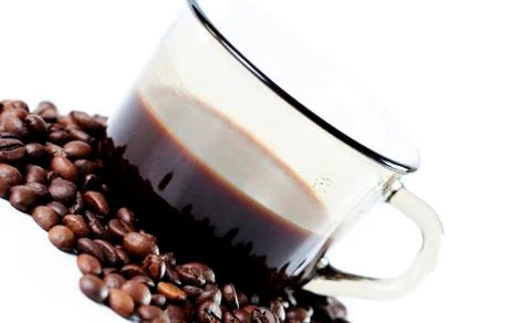 Cup with coffee Stock Photos