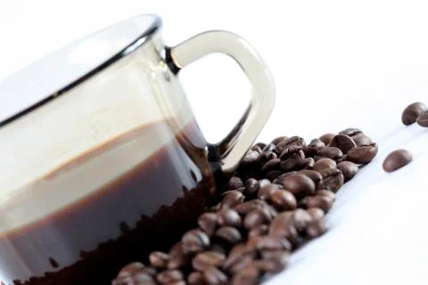 Cup with coffee Stock Photos