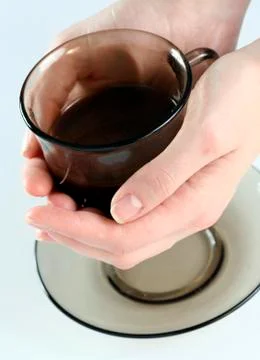 Cup with coffee Stock Photos