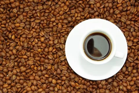 Cup with coffee Stock Photos