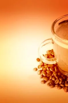 Cup with coffee Stock Photos