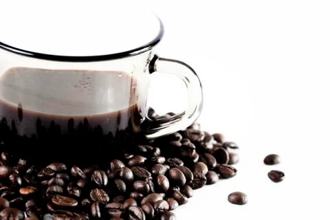 Cup with coffee Stock Photos