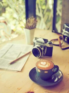 Cup of coffee Stock Photos