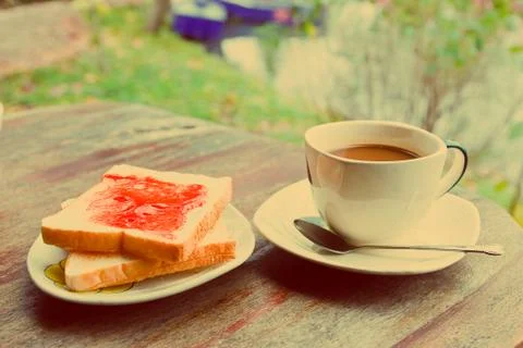 Cup of coffee. Fotos Stock