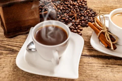 Cup of coffee Stock Photos