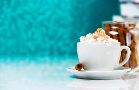 Cup of coffee. Stock Photos