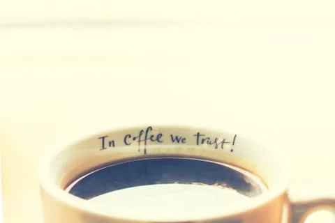 Cup of coffee Stock Photos