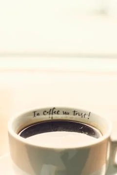 Cup of coffee Stock Photos