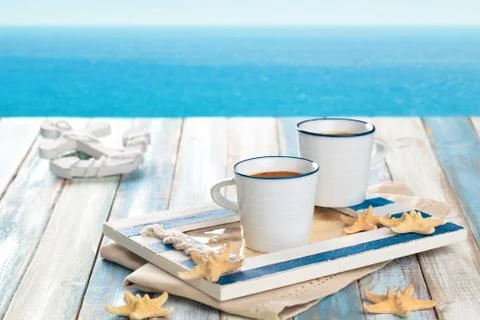 Cup of coffee. Stock Photos