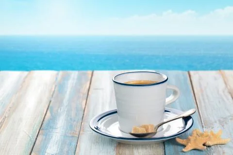 Cup of coffee. Stock Photos