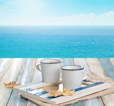 Cup of coffee. Stock Photos