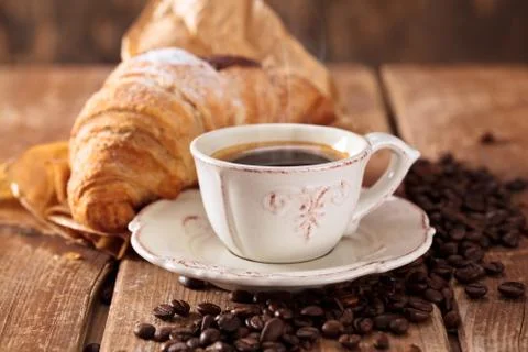Cup of coffee. Stock Photos