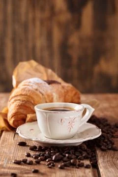 Cup of coffee. Stock Photos