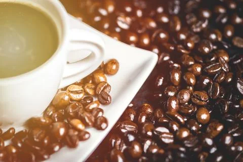 Cup of coffee Stock Photos