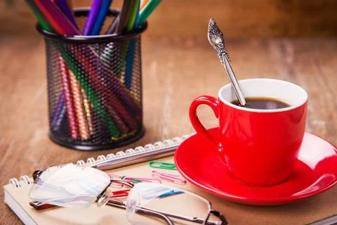 Cup of coffee Stock Photos