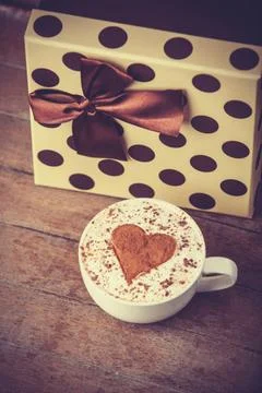 Cup with coffee Stock Photos