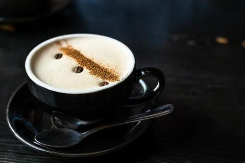 A cup of coffee. Stock Photos