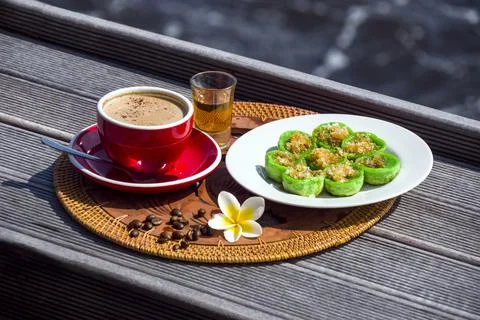 A cup of coffee. Foto stock