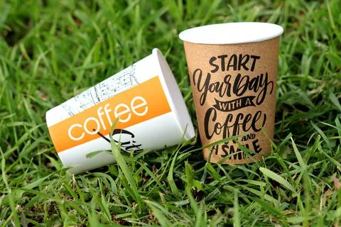 A cup of coffee 库存照片