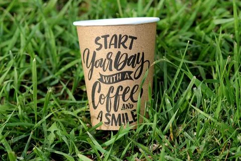 A cup of coffee 库存照片