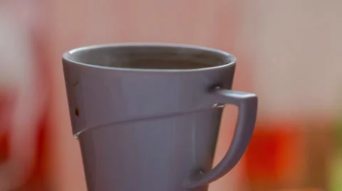 Cup of coffee. RAW video Stock Footage 58691519
