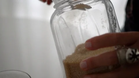 Cup of Coffee. Stirring with spoon. Close up of a beautiful coffee. Stirring Stock Footage 101463797