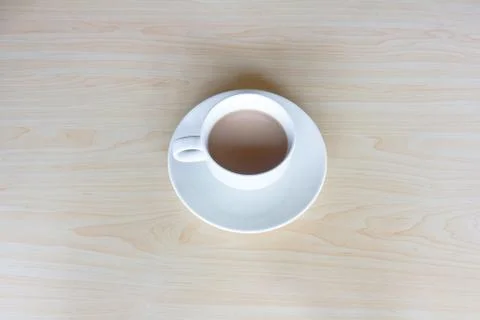 A cup of coffee on table Stock Photos