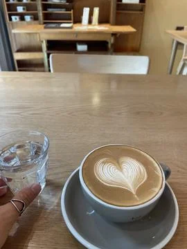 A cup of coffee time. Stock Photos