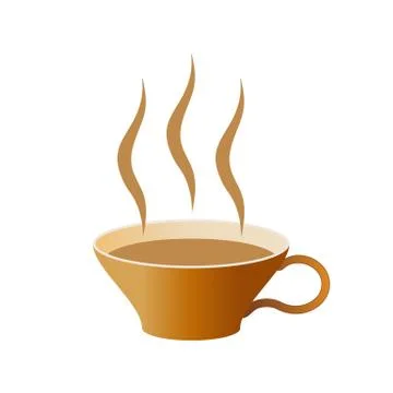 Cup with coffee. Vector EPS10 Stock Illustration