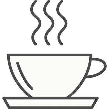 Cup of coffee vector icon Stockillustratie