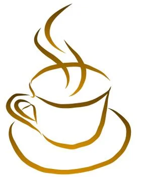 Cup of coffee vector Stock Illustration