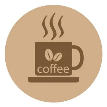 Cup of coffee. Vector.  Illustrazione stock