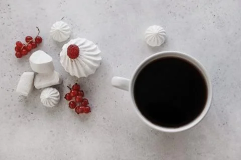 Cup of coffee, white background Stock Photos