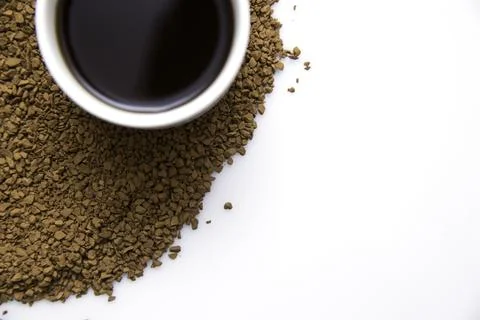 Cup of coffee on white background Stock-Fotos