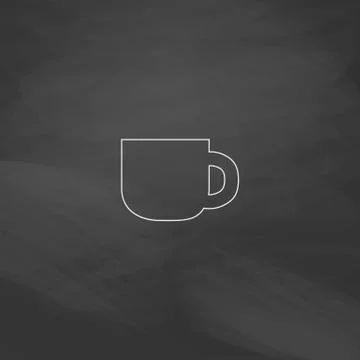 Cup computer symbol Stock Illustration