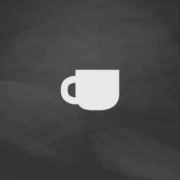 Cup computer symbol Stock Illustration