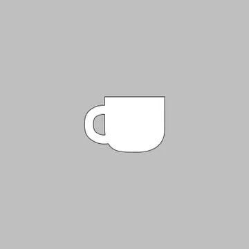 Cup computer symbol Stock Illustration