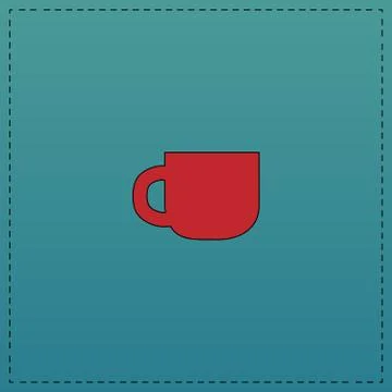 Cup computer symbol Stockillustratie